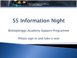 Bishopbriggs Academy Support Programme Please sign in and take a seat - Bishopbriggs ...
