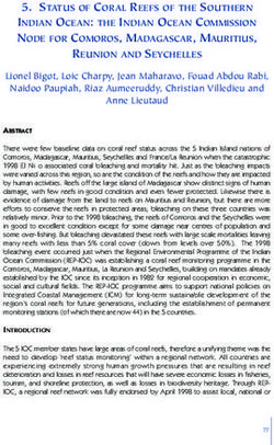 STATUS OF CORAL REEFS OF THE SOUTHERN INDIAN OCEAN: THE INDIAN OCEAN COMMISSION NODE FOR COMOROS, MADAGASCAR, MAURITIUS, REUNION AND SEYCHELLES