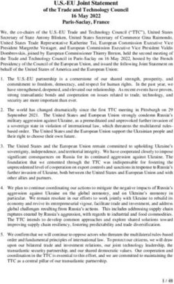 U.S.-EU Joint Statement of the Trade and Technology Council 16 May 2022 Paris-Saclay, France - The White House