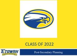 CLASS OF 2022 Post-Secondary Planning - Cherokee ...