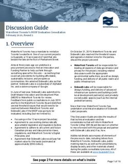Discussion Guide 1. Overview - Quayside