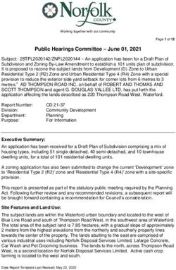 Public Hearings Committee - June 01, 2021 - Norfolk County