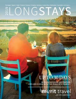 LONGSTAYS - UP TO 30 DAYS IN YOUR PREFERRED DESTINATION. LIVE LIKE A LOCAL WITH THE PERKS OF A TOURIST! - MROO