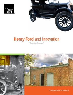 Henry Ford and Innovation - "From the Curators" - Transportation in America
