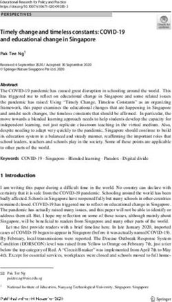 Timely change and timeless constants: COVID-19 and educational change in Singapore