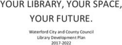 YOUR LIBRARY, YOUR SPACE, YOUR FUTURE - Waterford City and County Council Library Development Plan 2017-2022 - Waterford City ...