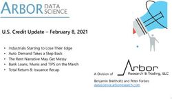 U.S. Credit Update - February 8, 2021 - Arbor Data Science