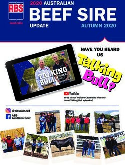 BEEF SIRE 2020 AUSTRALIAN UPDATE - AUTUMN 2020 HAVE YOU HEARD US - ABS Global