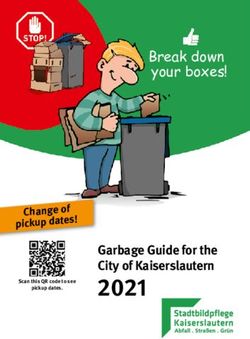 2020 Abfallkalender der Stadt Kaiserslautern - kurz und klein! - Stadtbildpflege Kaiserslautern