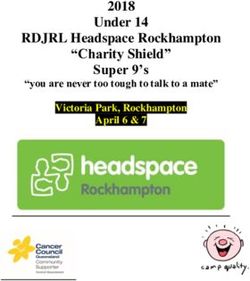 Under 14 RDJRL Headspace Rockhampton "Charity Shield" Super 9's - 2018 "you are never too tough to talk to a mate" Victoria Park, Rockhampton ...