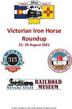 Victorian Iron Horse Roundup - 21- 29 August 2021 - Cumbres & Toltec Scenic ...