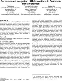 Service-based Integration of IT-Innovations in Customer- Bank-Interaction - Alexandria (UniSG)