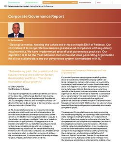 Corporate Governance Report - Reliance Industries Limited