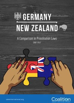 GERMANY NEW ZEALAND A Comparison in Prostitution Laws 2002-2017