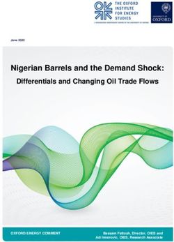 Nigerian Barrels and the Demand Shock: Differentials and Changing Oil Trade Flows - Oxford Institute for ...