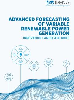 ADVANCED FORECASTING OF VARIABLE RENEWABLE POWER GENERATION - INNOVATION LANDSCAPE BRIEF