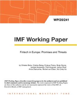 WP/20/241 - International Monetary Fund