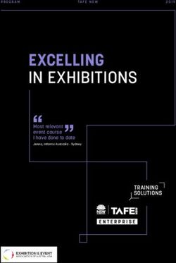 EXCELLING IN EXHIBITIONS - Most relevant event course I have done to date - TAFE NSW