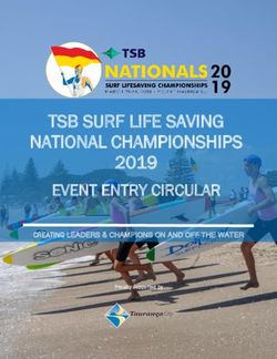 TSB SURF LIFE SAVING NATIONAL CHAMPIONSHIPS - 2019 EVENT ENTRY CIRCULAR CREATING LEADERS & CHAMPIONS ON AND OFF THE WATER - Surf Life Saving NZ