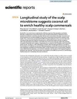 Longitudinal study of the scalp microbiome suggests coconut oil to enrich healthy scalp commensals - Nature