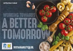 SUSTAINABILITY@LIDL - Lidl Northern Ireland