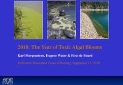 2018: The Year of Toxic Algal Blooms - Karl Morgenstern, Eugene Water & Electric Board