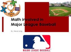 Math involved in Major League Baseball - By: Alexa Long