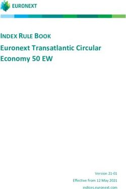 Euronext Transatlantic Circular Economy 50 EW - INDEX RULE BOOK - Version 21-01 Effective from 12 May 2021 - Euronext Live