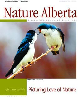 Nature Alberta - feature article Picturing Love of Nature