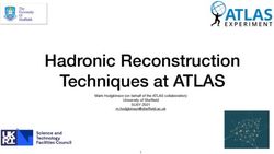 Hadronic Reconstruction Techniques at ATLAS - SUSY 2021 Mark Hodgkinson (on behalf of the ATLAS collaboration) University of Sheffield ...