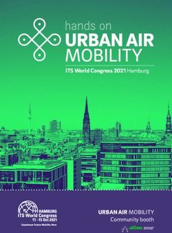 URBAN AIR MOBILITY Community booth - ITS World Congress 2021 Hamburg