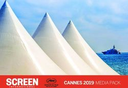 CANNES 2019 MEDIA PACK - Screen Daily