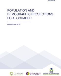 POPULATION AND DEMOGRAPHIC PROJECTIONS FOR LOCHABER - November 2018