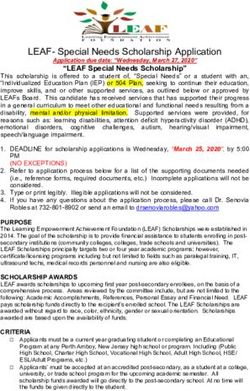 LEAF-Special Needs Scholarship Application - LEAF - Learning ...