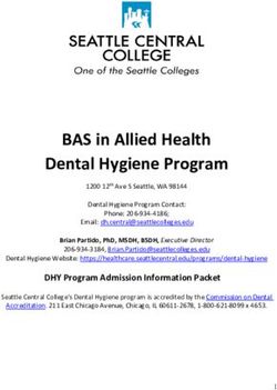 BAS in Allied Health Dental Hygiene Program - Healthcare ...