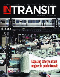 SEPTEMBER / OCTOBER 2017 - OFFICIAL JOURNAL OF THE AMALGAMATED TRANSIT UNION|AFL-CIO/CLC - Amalgamated Transit ...