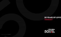 50 YEARS OF LOVE TOOLKIT - 50 Years of Love Toolkit | 12 14 2018 V1 - Virginia Tourism Corporation