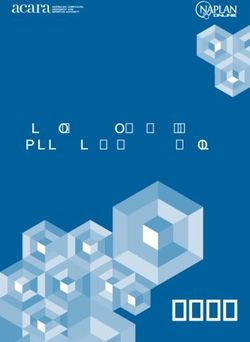 National protocols for test administration - NAPLAN Online - NAPLAN Online 2020