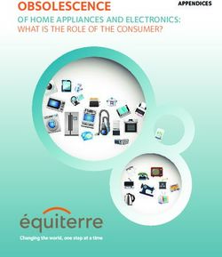OBSOLESCENCE OF HOME APPLIANCES AND ELECTRONICS: WHAT IS THE ROLE OF THE CONSUMER? - Equiterre