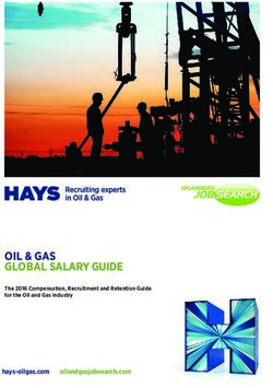 OIL & GAS GLOBAL SALARY GUIDE - hays-oilgas.com oilandgasjobsearch.com The 2016 Compensation, Recruitment and Retention Guide for the Oil and Gas ...