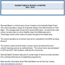 RAUMATI BEACH SCHOOL CHARTER