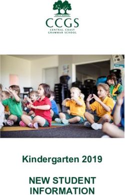 NEW STUDENT INFORMATION - Kindergarten 2019 - Central Coast ...