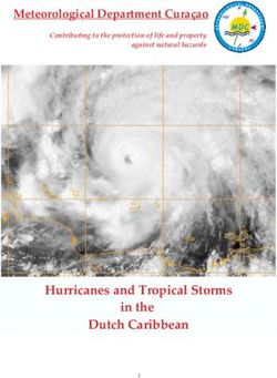 Hurricanes and Tropical Storms in the Dutch Caribbean - Meteorological Department Cura&ccedil;ao
