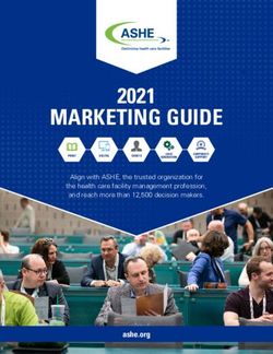 MARKETING GUIDE 2021 Align with ASHE, the trusted organization for the health care facility management profession, and reach more than 12,500 ...