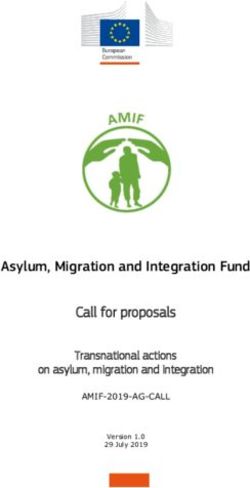 Asylum, Migration and Integration Fund - Call for proposals Transnational actions