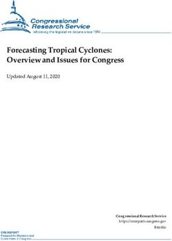 Forecasting Tropical Cyclones: Overview and Issues for Congress - Updated August 11, 2020 - Congress.gov