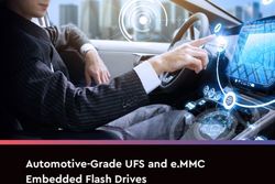 Automotive-Grade UFS and e.MMC Embedded Flash Drives