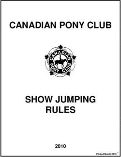 CANADIAN PONY CLUB - SHOW JUMPING RULES 2010