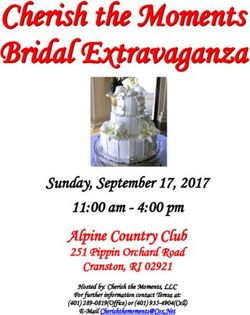 Sunday, September 17, 2017 11:00 am - 4:00 pm Alpine Country Club - Cherish the Moments