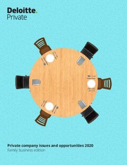 Private company issues and opportunities 2020 - Family business edition - Deloitte